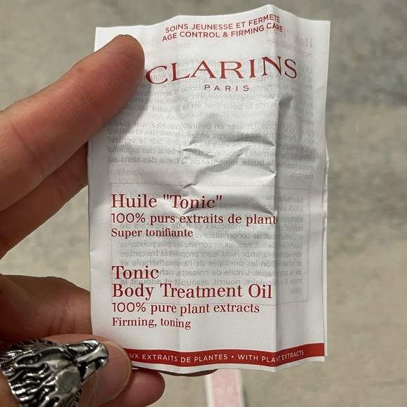 NIB 2-Pack Clarins Paris Huile Tonic Body Oil & Hydra-Essentiel Silky Cream - Picture 4 of 7